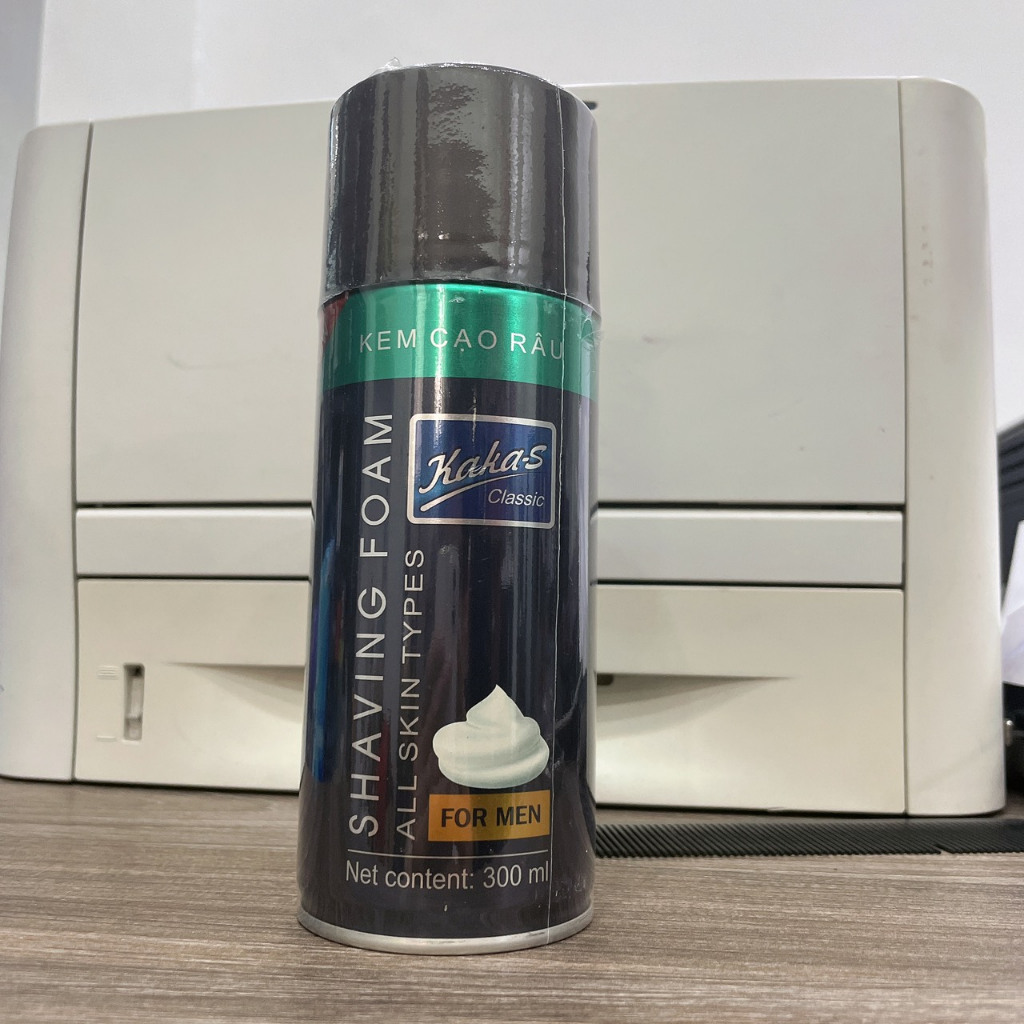 Bọt cạo râu giúp mềm da, kem cạo râu 300ml từ nhà dorco kaka-s shaving foam for man all skin types - sskk053