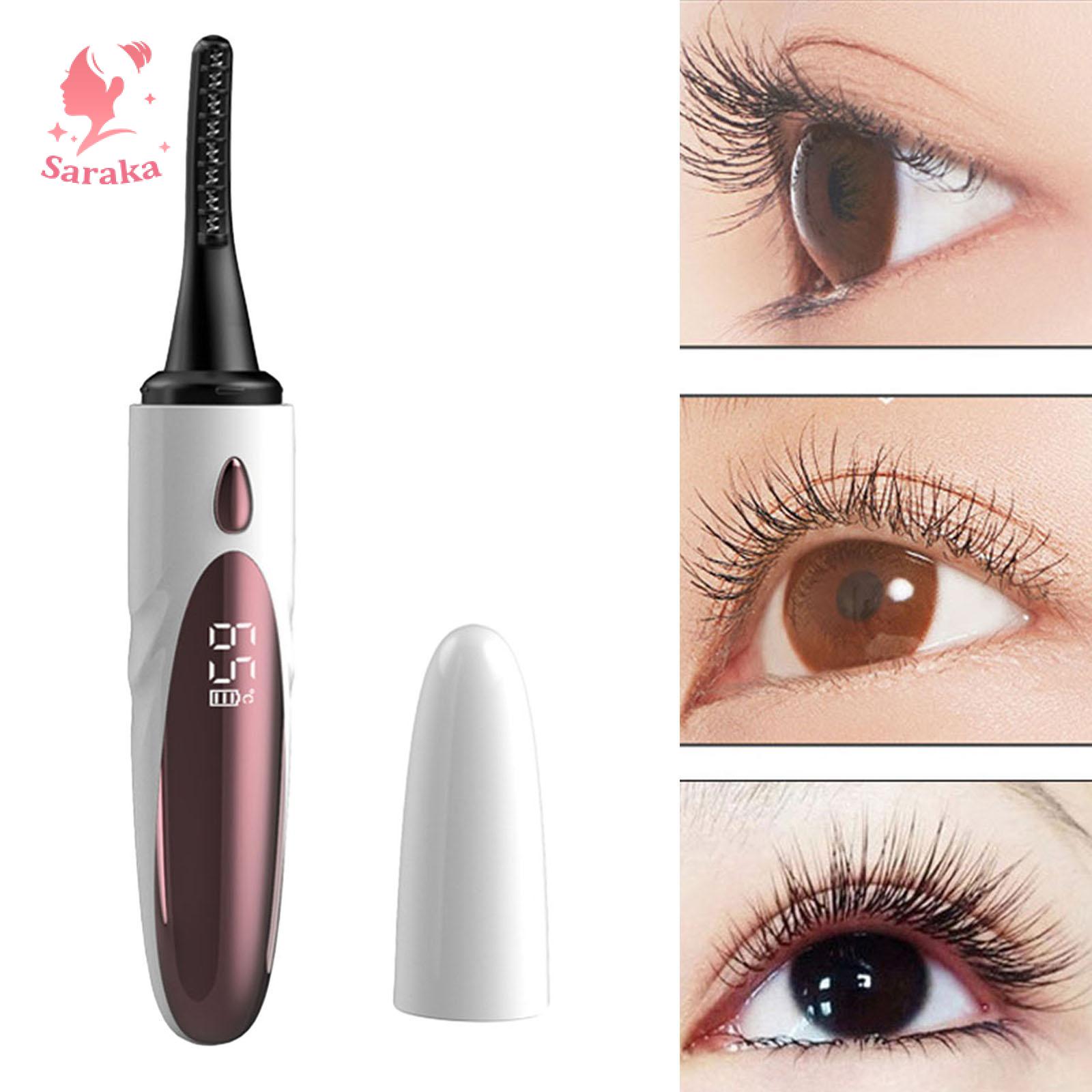 Saraka Electric Lash Curler Comb Quick Curling 5D Eyelash Curler for Salon Home