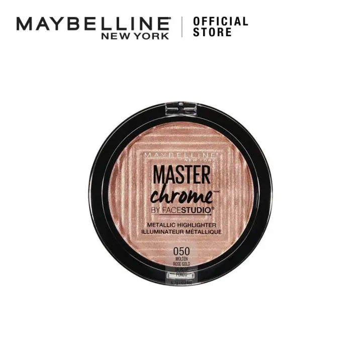 maybelline new york facestudio master chrome metallic highlighter