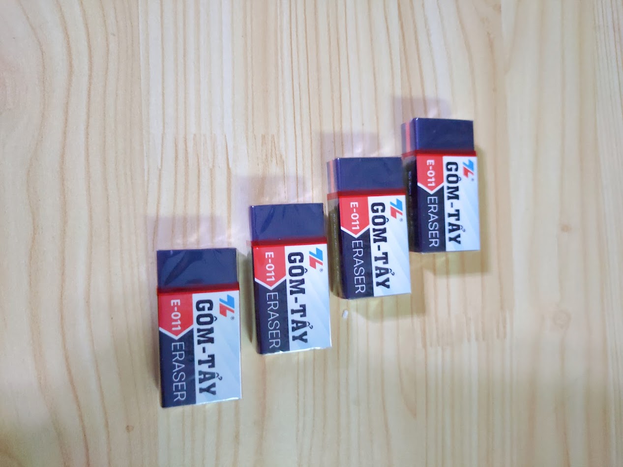 cục Gôm Đen Thiên Long E011 tẩy mực bút chì ( 1 cục )
