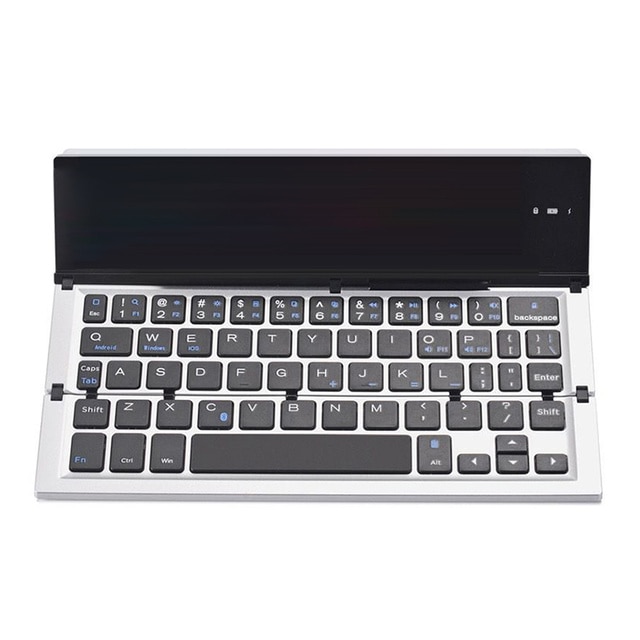 Folding Keyboard Foldable Wireless Bluetooth Keyboard with Portable Pocket Size for iPhone,iPad, Tablet,Laptops and Smartphones