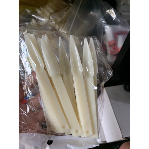 Bộ 50 Móng que nhọn - que vuông làm mẫu nail