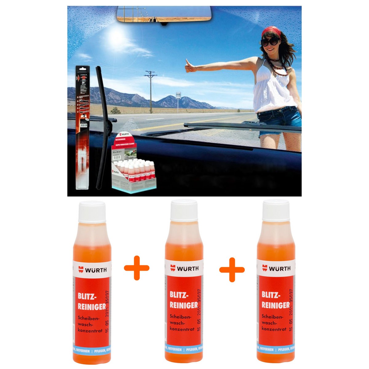 Nước rửa kính ô tô Wurth 32ml 0892333