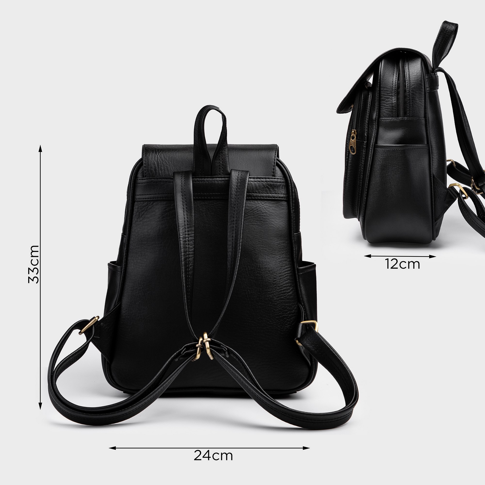Yuumy Backpack (Basic Women's Fashion Fits A4 - Yba5 Leather Backpack)
