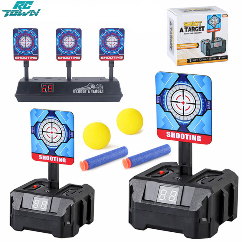 Electronic Shooting Target With Light Sound Effect Automatic Reset Scorer
