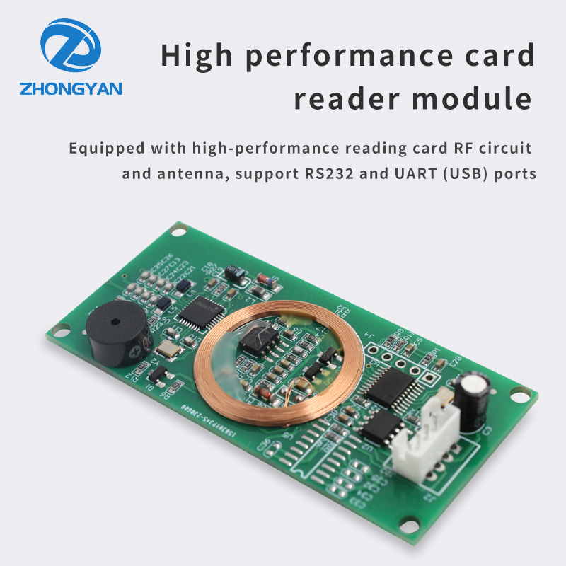 13.56mMhz 125Khz Dual Frequency NFC Contactless USB RS232 UART ...