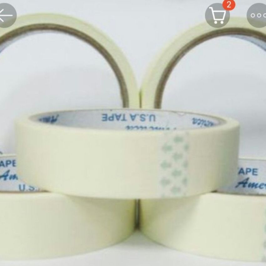 Băng keo giấy các loại 1.5F, 2f4,1f2, 4f8; 20ya.
