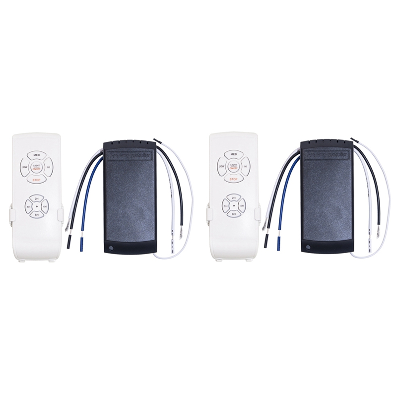 Universal Ceiling Fan Lamp Remote Control Kit Timing Setting Switch Adjuste Wind Speed Transmitter Receiver