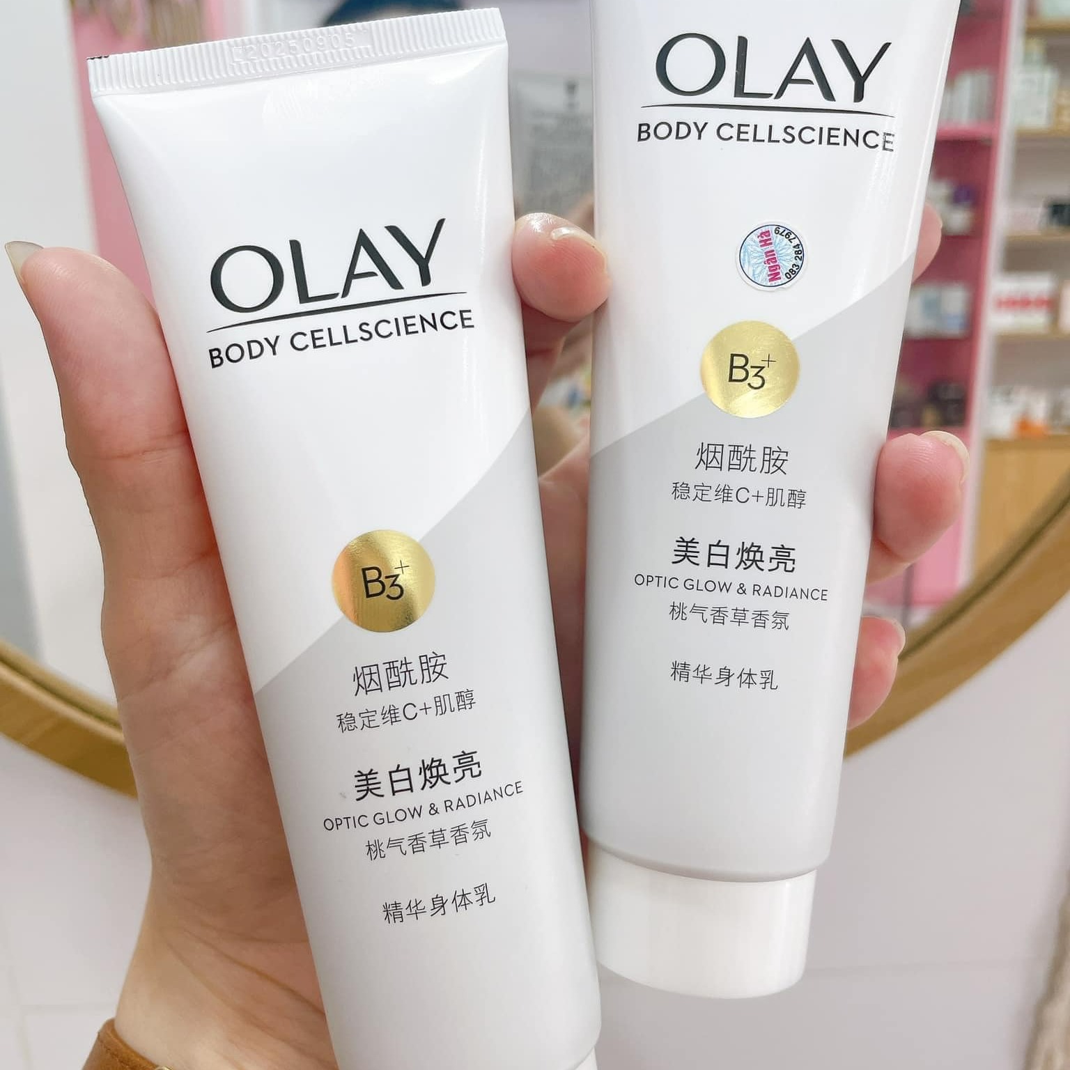 Dưỡng thể olay body cellscience b3 + vita c 85ml