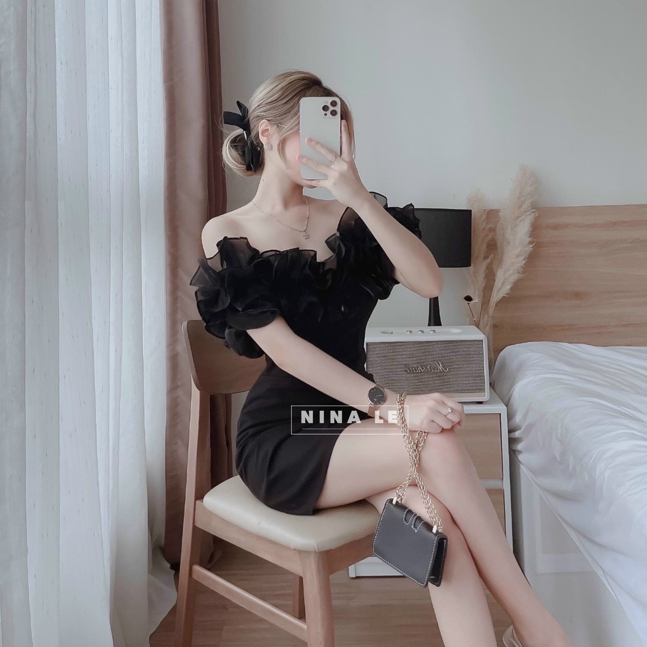 Váy trể vai , đầm trể vai, váy đầm nữ đi tiệc trể vai dể thương, đầm nữ bẹt vai xếp ly ngực, đầm body kiểu trể vai bèo nhún sang chảnh