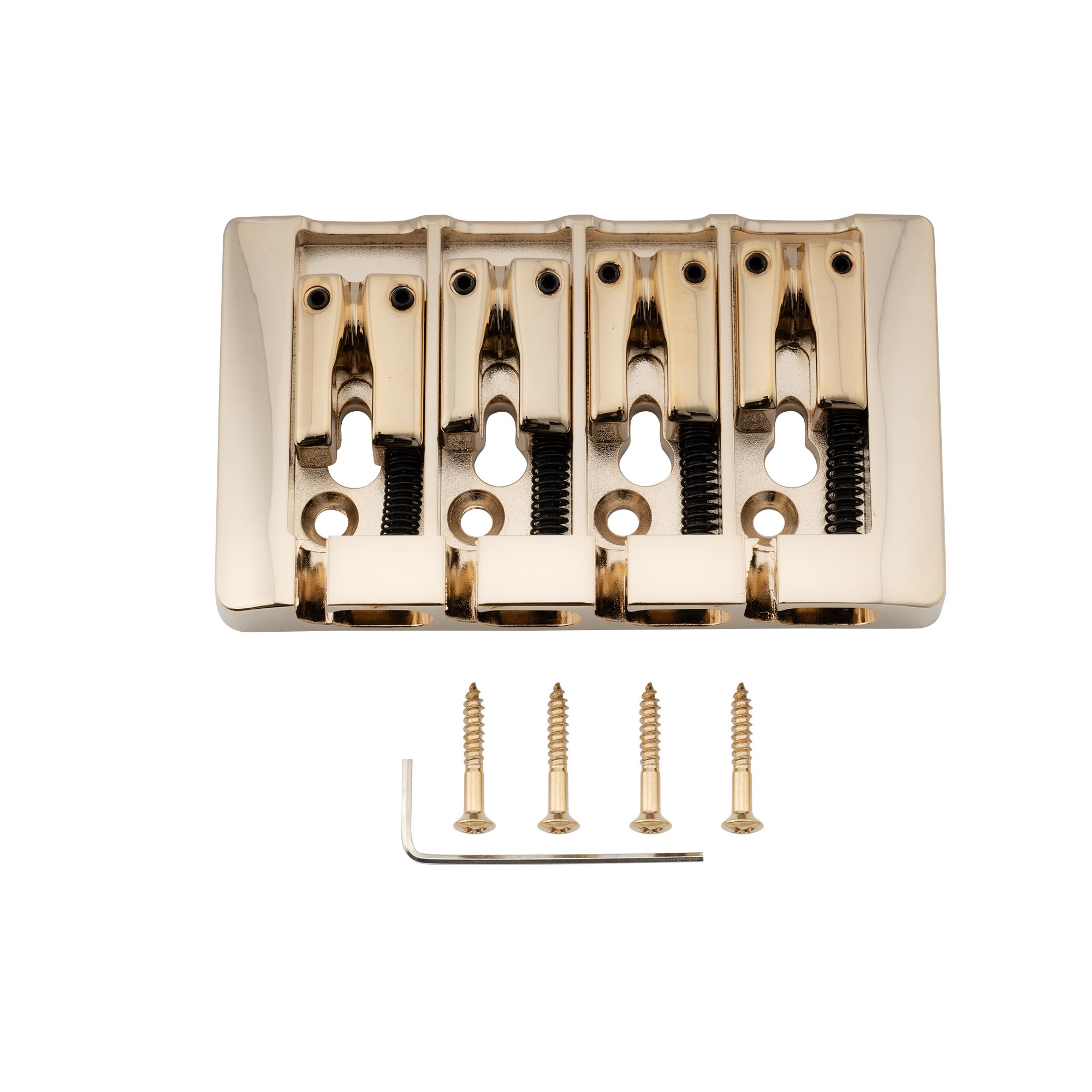 Musiclily Pro 19mm Pontet Rond En Laiton Pour Chevalet à 4