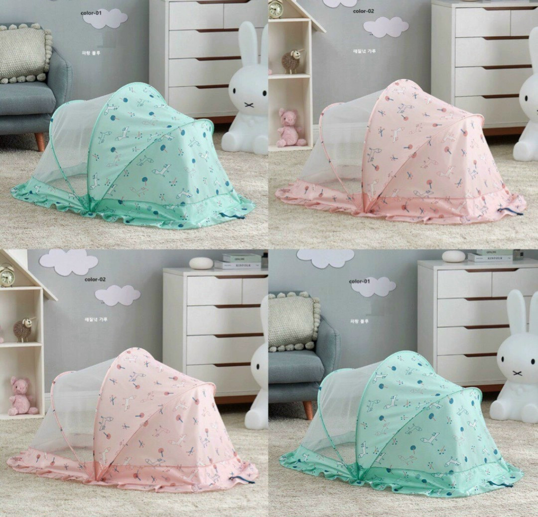 Màn chụp gấp gọn, chống muỗi cho bé sơ sinh