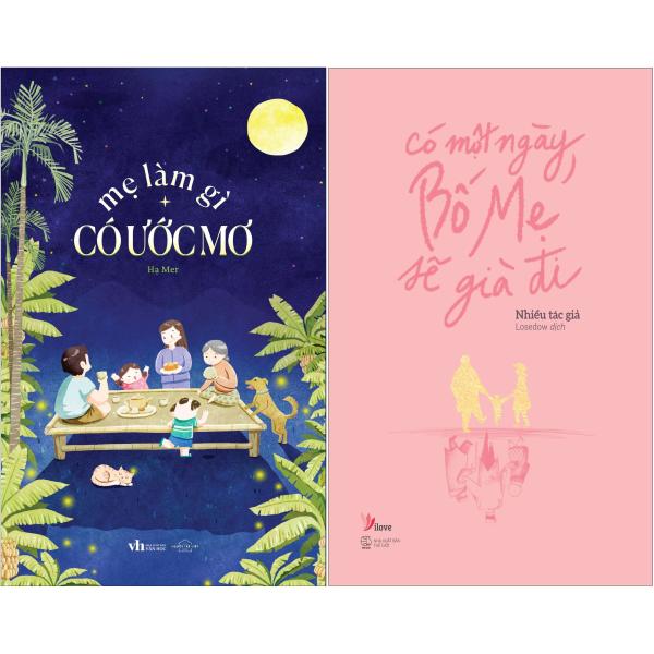 Fahasa - combo sách hay sách mẹ làm gì có ước mơ + có một ngày, bố mẹ sẽ già đi
