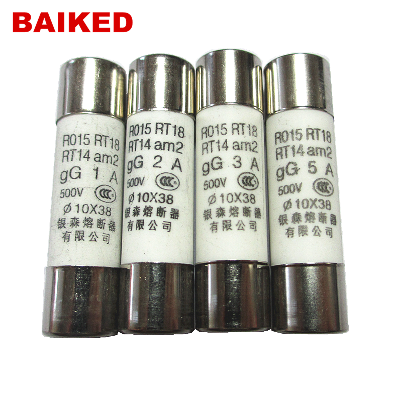 【GlobalTrendz】10/20Pcs 10*38 Fast blow Ceramic Fuse 10x38mm 380V 500V ...
