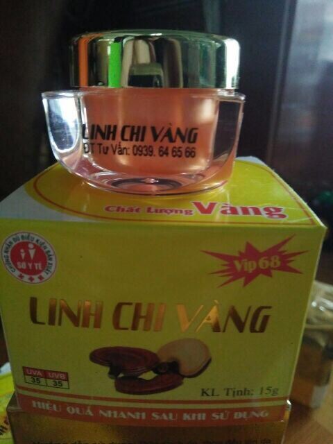 Kem Siêu trắng Linh Chi Vàng