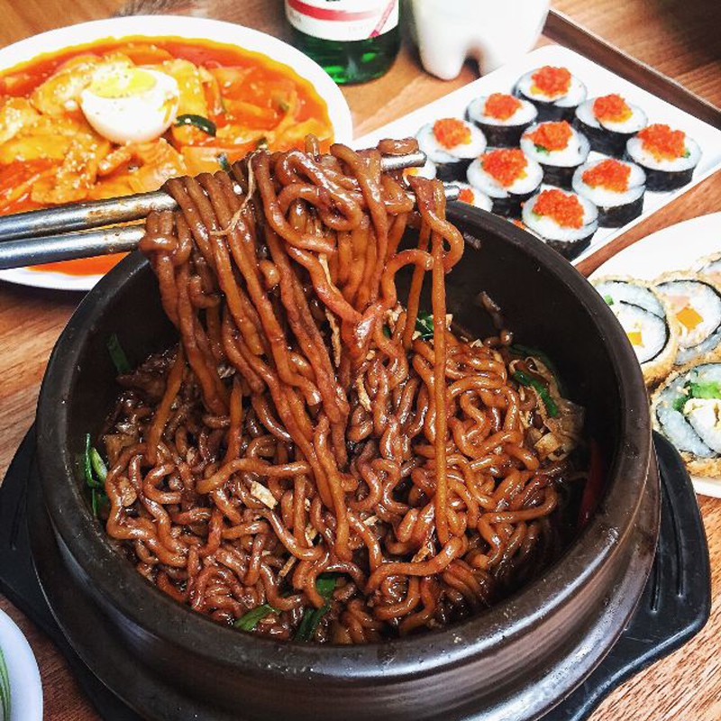 Jin Noodles with Otoki Black Bean Sauce