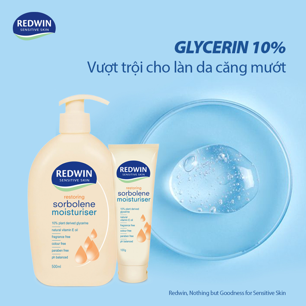 Kem dưỡng ẩm Redwin Sorbolene With Vitamin E 500ml