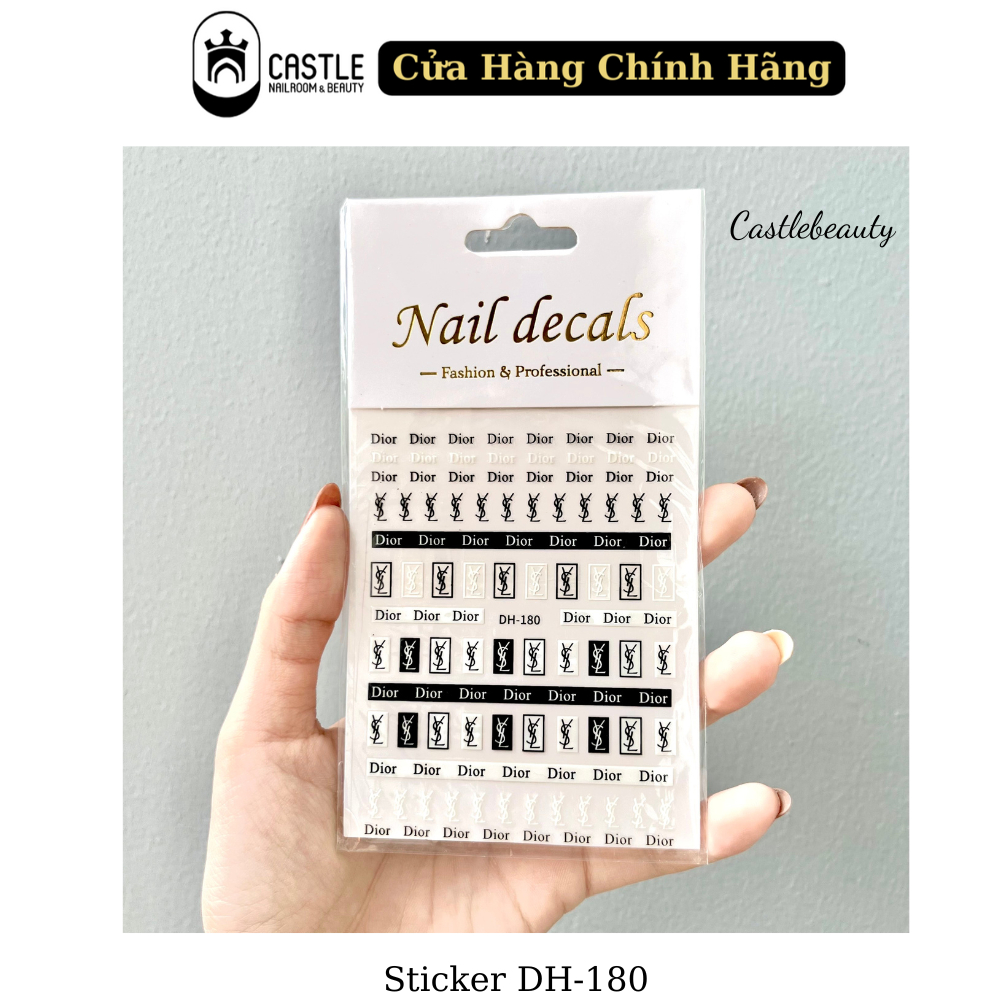 Sticker Dán Móng Thương Hiệu Hot Nhiều Mẫu Cập Nhật 2023
