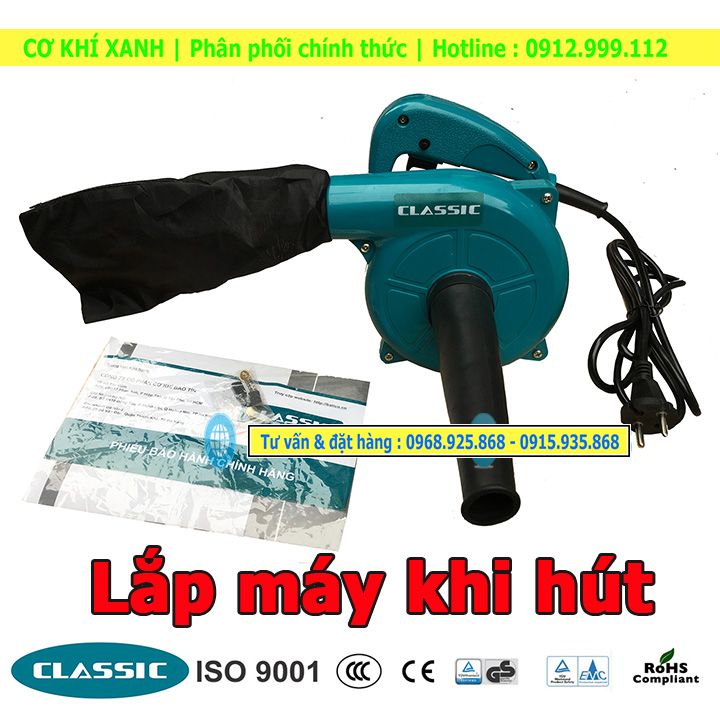 Máy thổi bụi cầm tay Classic CLA-5100 - Dòng thổi mạnh