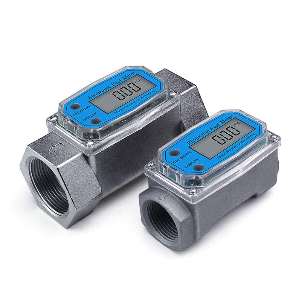 SUPERSTITION EFFLUENCE78SU6 High Precision LCD Display 1/1.5/2 inch Sensor Counter Flowmeter Gauge PCB Electronic Flow Indicator Digital Turbine Flow Meter