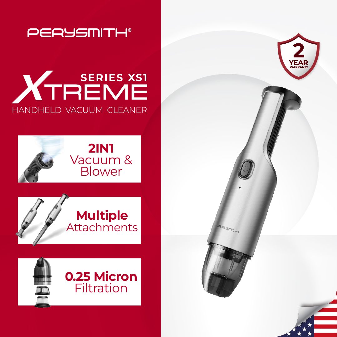 PerySmith XTREME XS1 Cordless Vacuum Cleaner Multiple Attachments