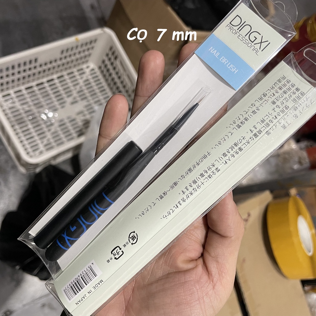 Cọ vẽ nét Dingxi 7mm, 11mm nail - sinailmi