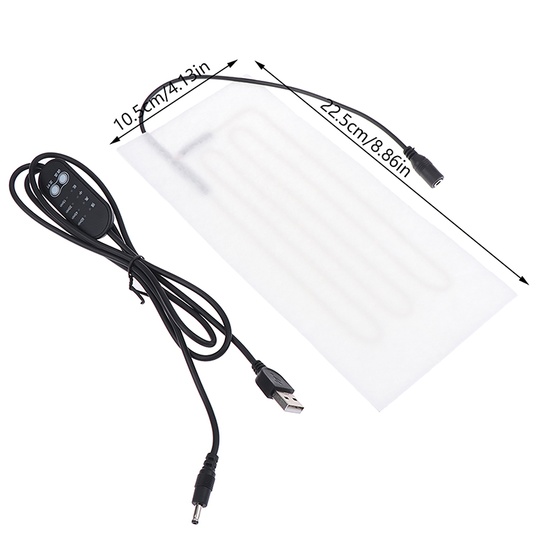 1Pc Cervical Vertebra Pillow Heating Pad USB Heating Wire Heating Mat 5V Electric Heating Element Non-Woven Film Heater PadMIAOLUO. 