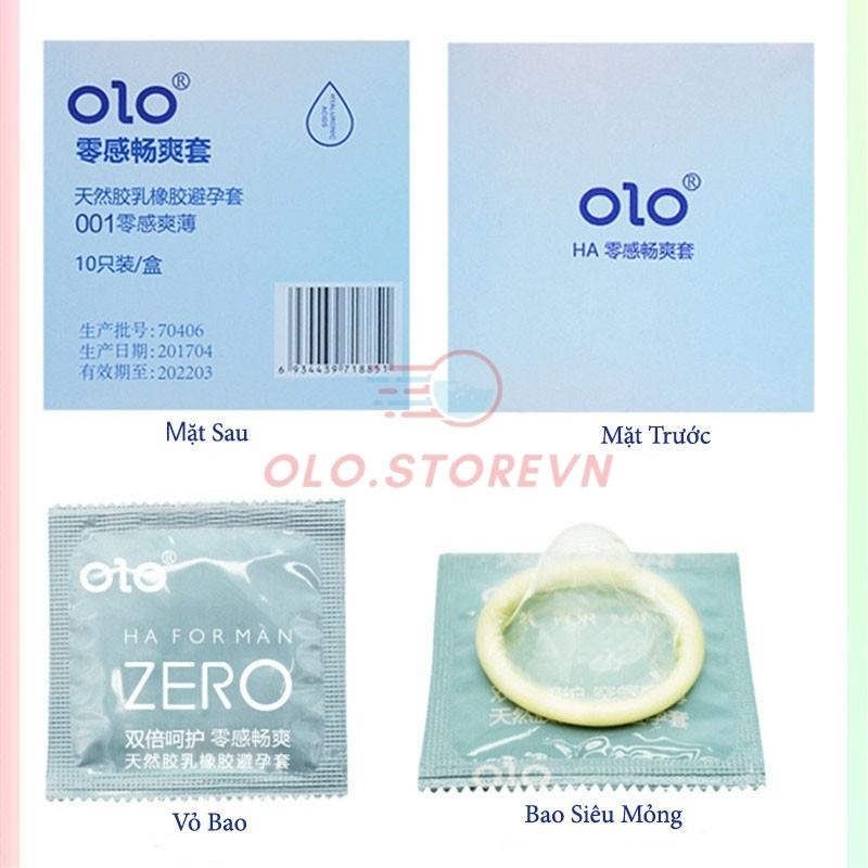 BCS Siêu Mỏng Zero HA FOR MAN siêu mỏng - Bao Cao Su olo Siêu Mỏng Zero 10 cái