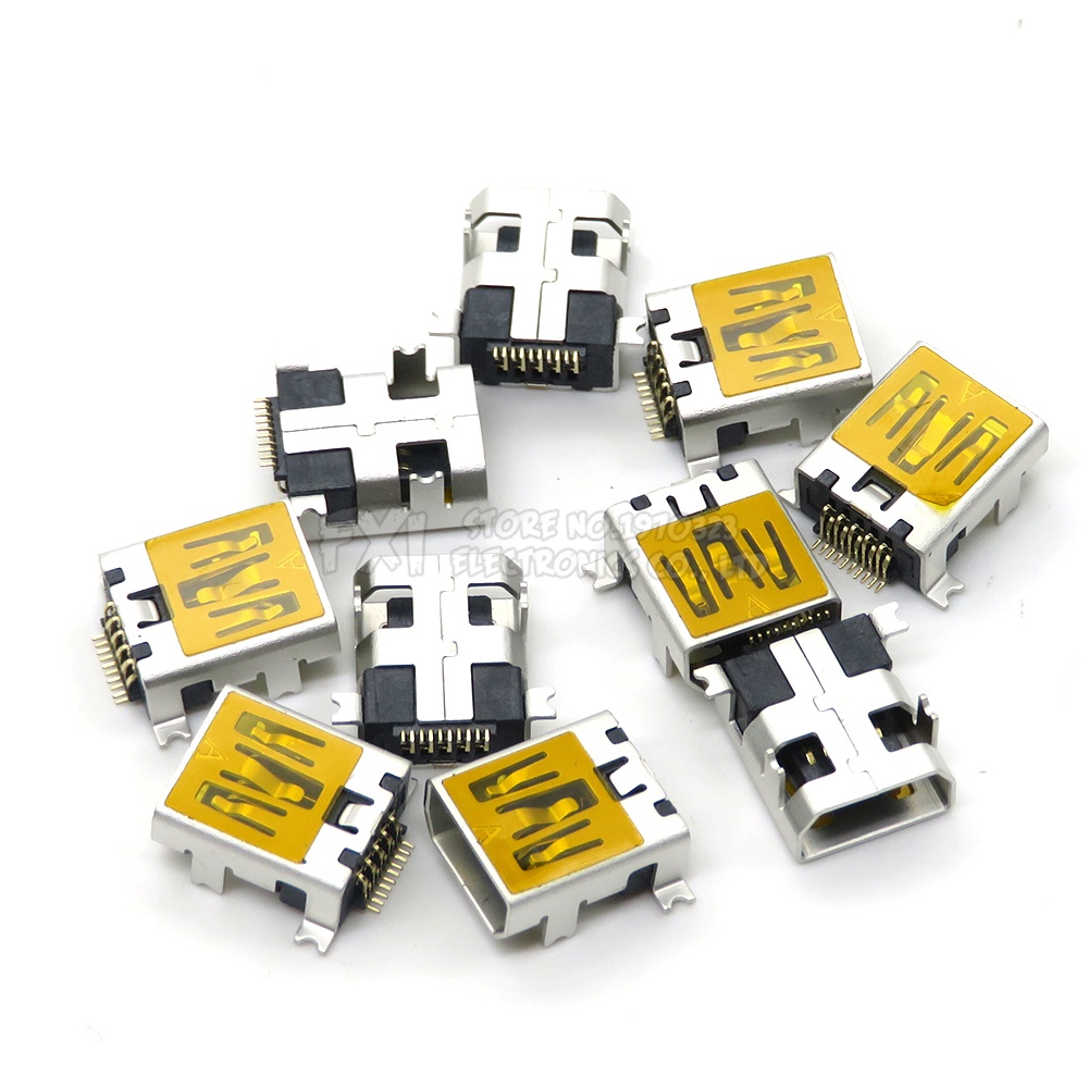 10 cái Micro USB Loại kết nối nữ cổng jack đuôi Ổ Cắm phích cắm ibuw cho điện thoại Android dữ liệu kết nối New Dip SMD