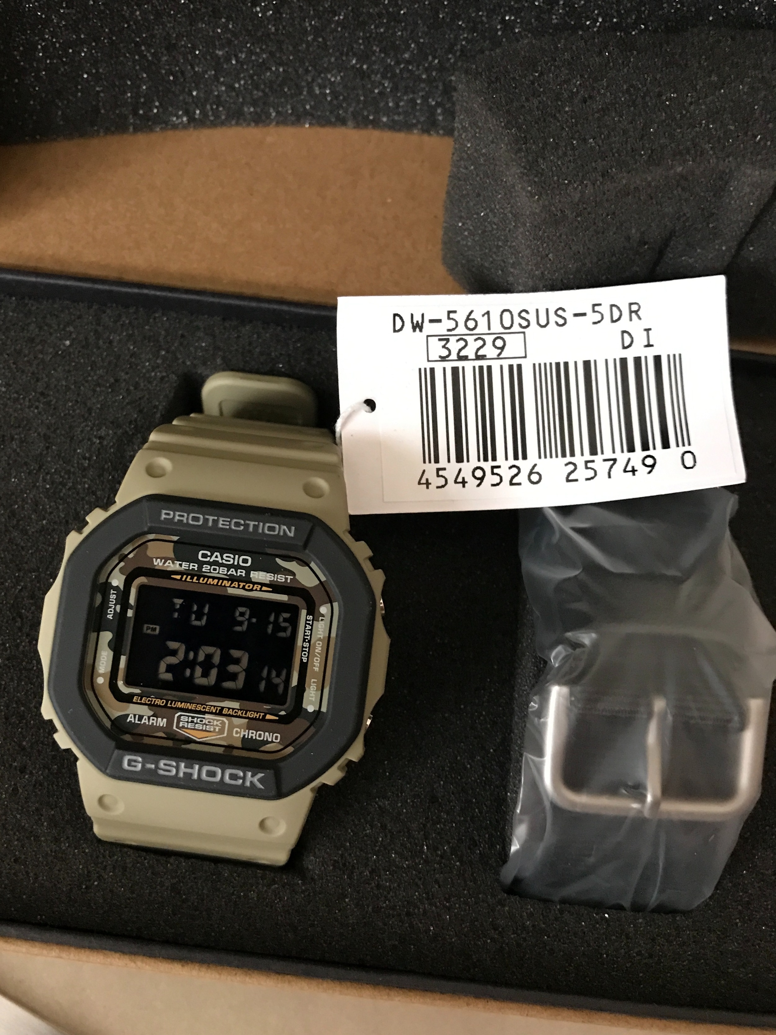 New Arrival Casio G-Shock DW-5610SUS-5 Digital Black Cloth Band and Brown  Resin Band Mens' Sports Watch Special Bi-Color Bezel DW-5610 DW-5600 DW5610  Lazada Singapore