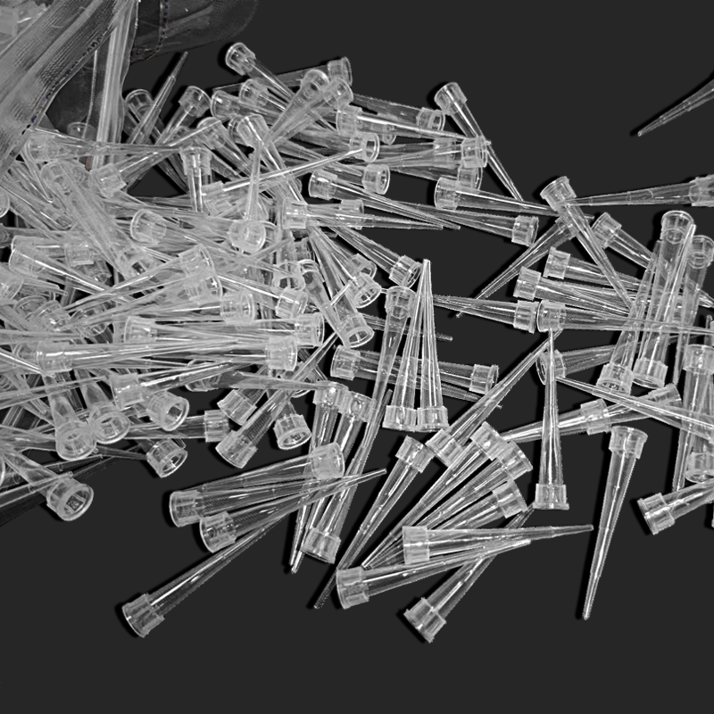 【A village Store】Laboratory Pipette Tips 10ul 1000pcs Micropipette Plastic Pipette Chemistry Supplies. 
