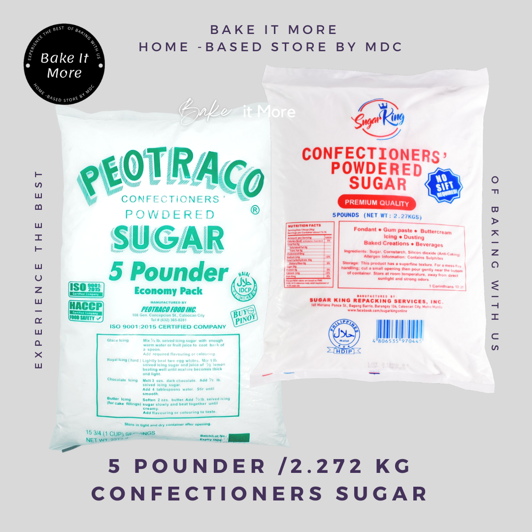 5 Pounder Confectioners Powdered Sugar Peotraco Sugar King Lazada PH