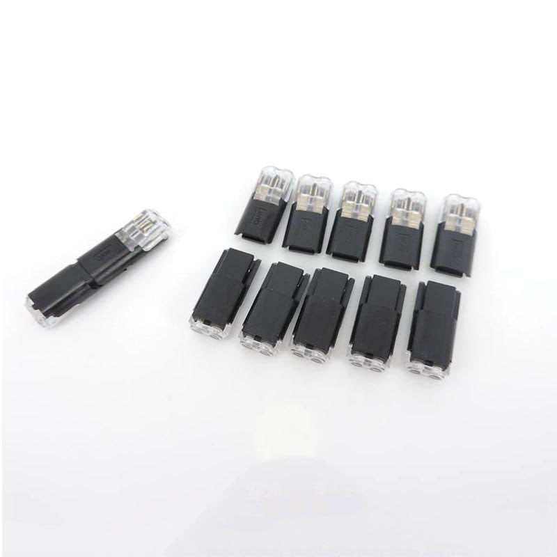 4pcs Fast Pluggable Wire Connector 2Pin Splice Electrical Cable Crimp Terminals For Wires Wiring LED Car Connectors 22-20AWG YB25VN