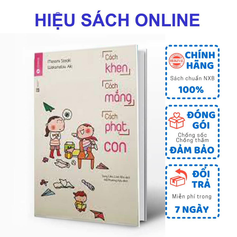 Sách - Cách Khen Cách Mắng Cách Phạt Con (Tái Bản) - Tặng kèm bookmark