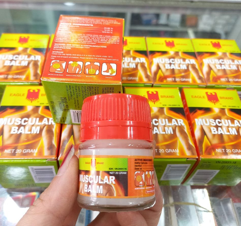 Cao xoa bóp muscular balm giảm đau vai, đau lưng