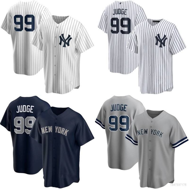 COD DSFSERGFTHH NEW MLB New York Yankees Baseball Jersey Shirt No.99 Judge  Classic Cardigan Jersey Casual Sport Unisex Plus Size