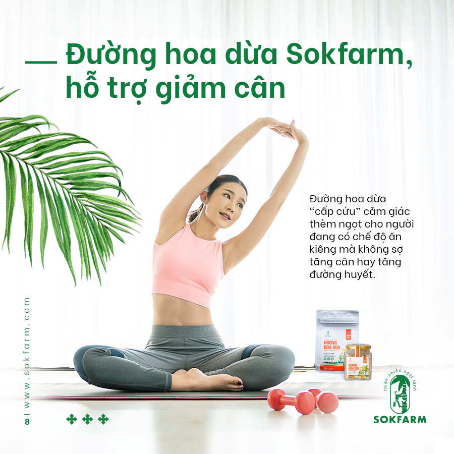 Mật hoa dừa Sokfarm (gói 250g)