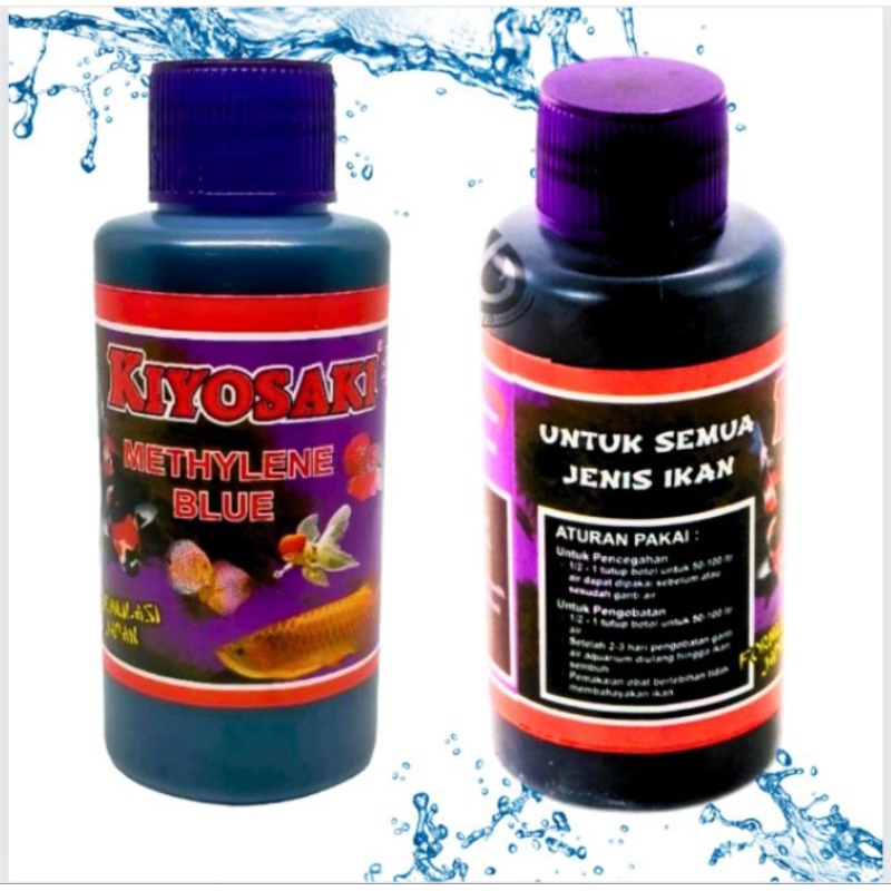 Obat ikan jamur Vivian/Kiyosaki/Takari Methylene blue 100ml