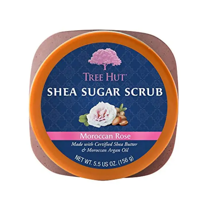 coconut tree hut scrub