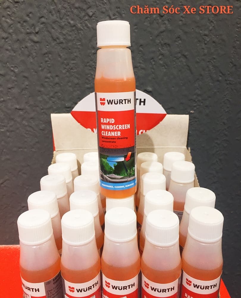(NHẬP KHẨU ĐỨC) NƯỚC RỬA KÍNH XE Ô TÔ - WURTH RAPID WINDSCREEN CLEANER
