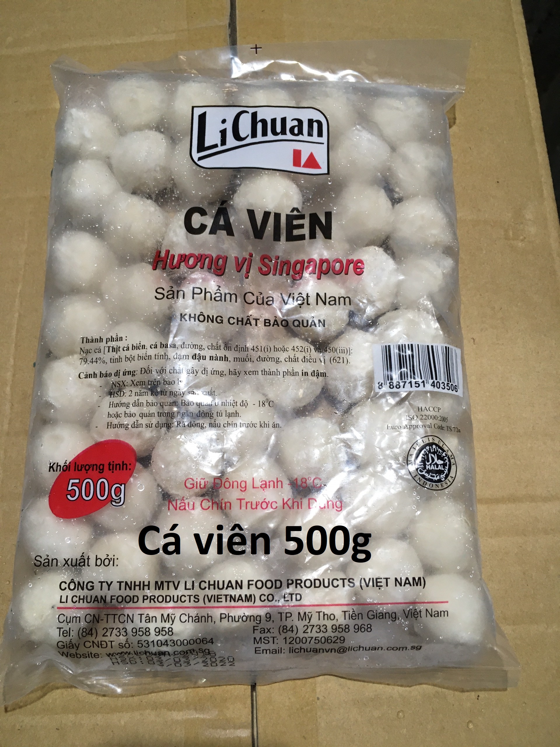 Cá viên Lichuan 500g
