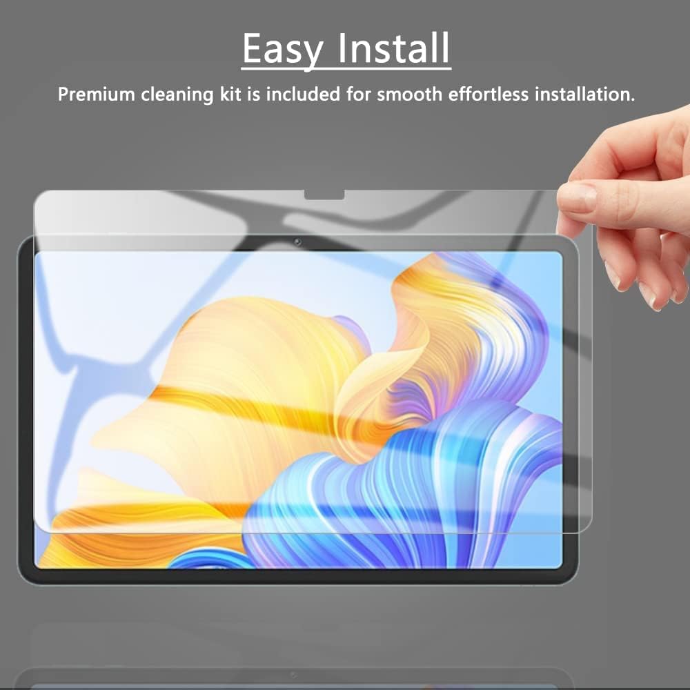 Tempered Glass Screen Protector For Honor Pad 8 HD Clear 12 Inch Explosion-proof Tablet Screen High Hardness Anti-scratch Anti-fingerprint Bubble-Free Protective Film For Honor Pad 8.