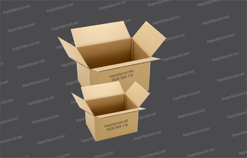 [combo 100 cái] 12x12x6 cm Thùng Carton Đóng Hàng