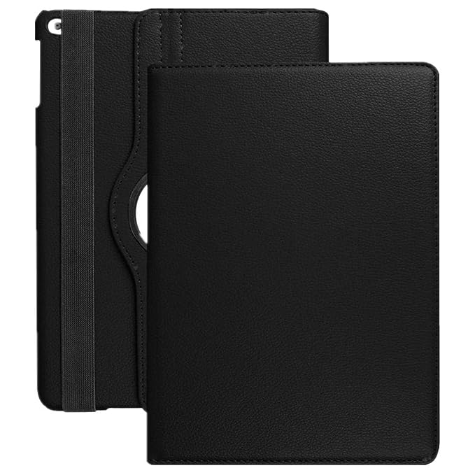 Apple%20iPad%20Air/Air%202%20/%20Pro%206th%20Generation%20All%209.7%20inches%20Book%20360%20Degree%20Rotating%20Leather%20Case%20Cover%20-%20%20Black%20-%20Image%202