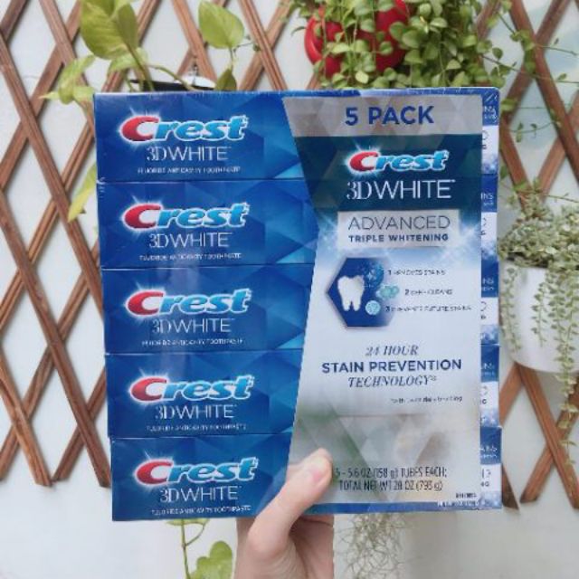 Kem Đánh Răng 3D Crest White 158gr