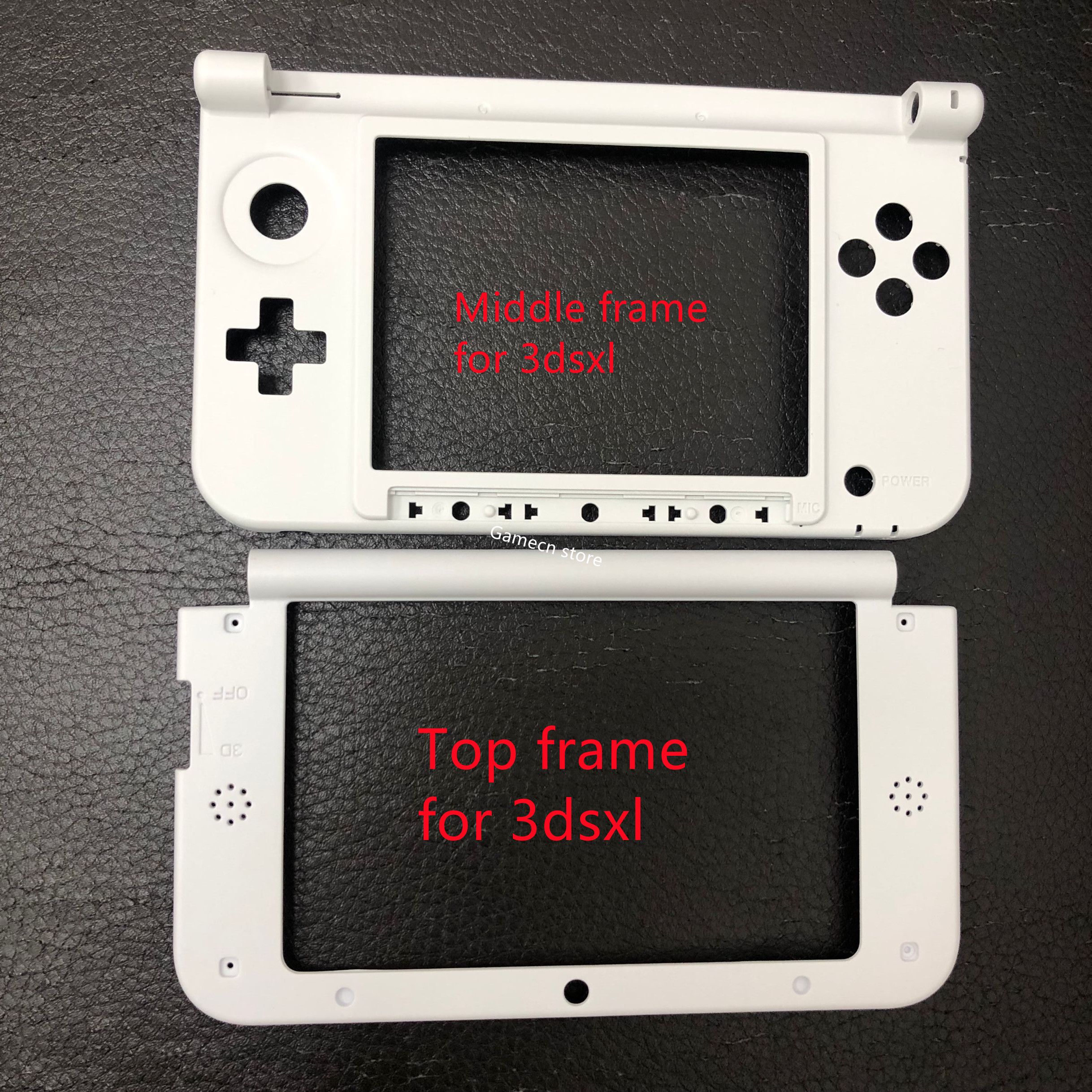 【Be worth】 Replacement Housing Middle or Top upper plastic Frame For 3DS XL for 3dsxl case white/black