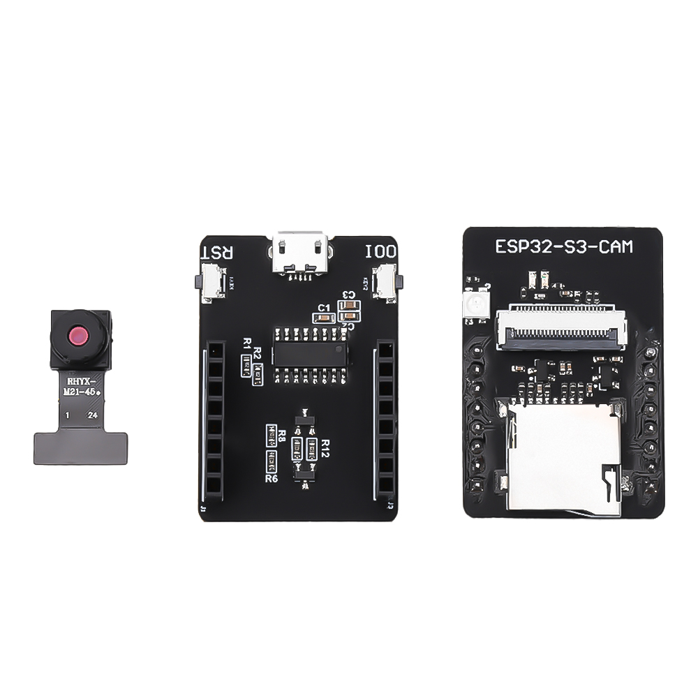 Aideepen ESP32-S3-CAM Development Board WiFi Bluetooth Module Onboard ESP32-S3-WROOM-1 N16R8 Module with 2640 Camera