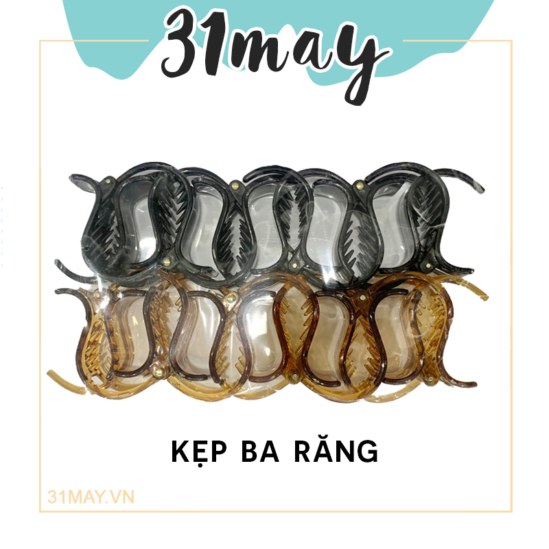 Lố 12 kẹp càng cua 3 răng giá sỉ