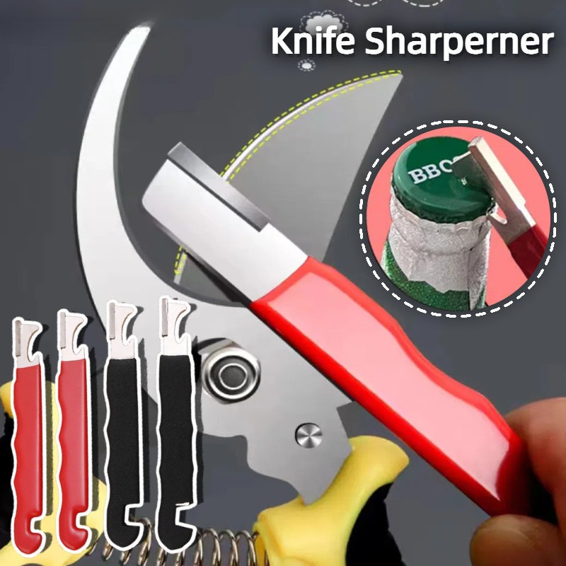 Multi-Functional Creative Handhold Knife Sharpener High Hardness Alloy Steel Cutter Sharpener with Bottle Opener