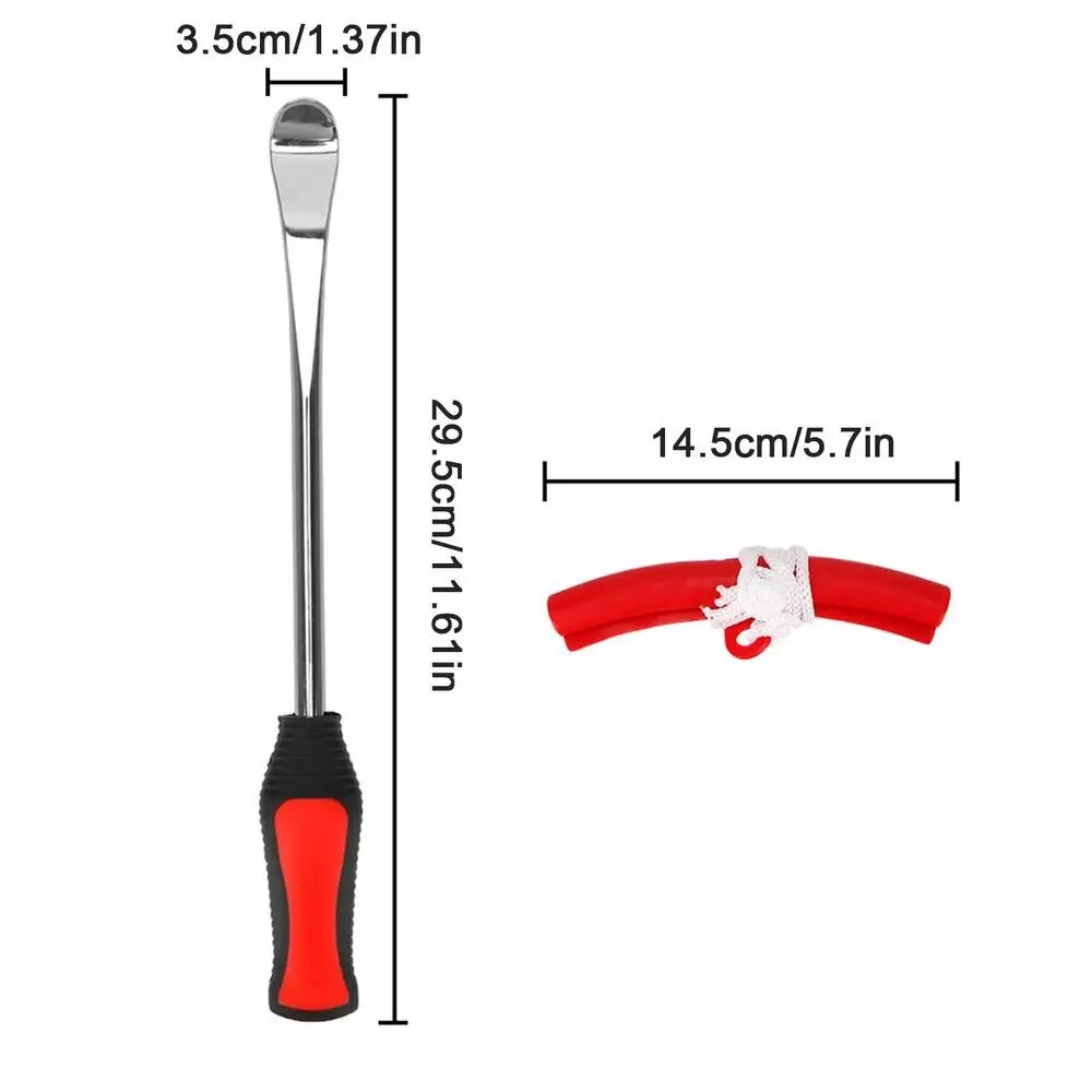 SNRTR Tire Changing Spoons Steel Tire Spoons Set Car Bike Tire Changing